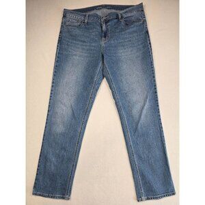 Old Navy Womens Mid-Rise Wow Boyfriend Jeans Size 14 Blue Denim
